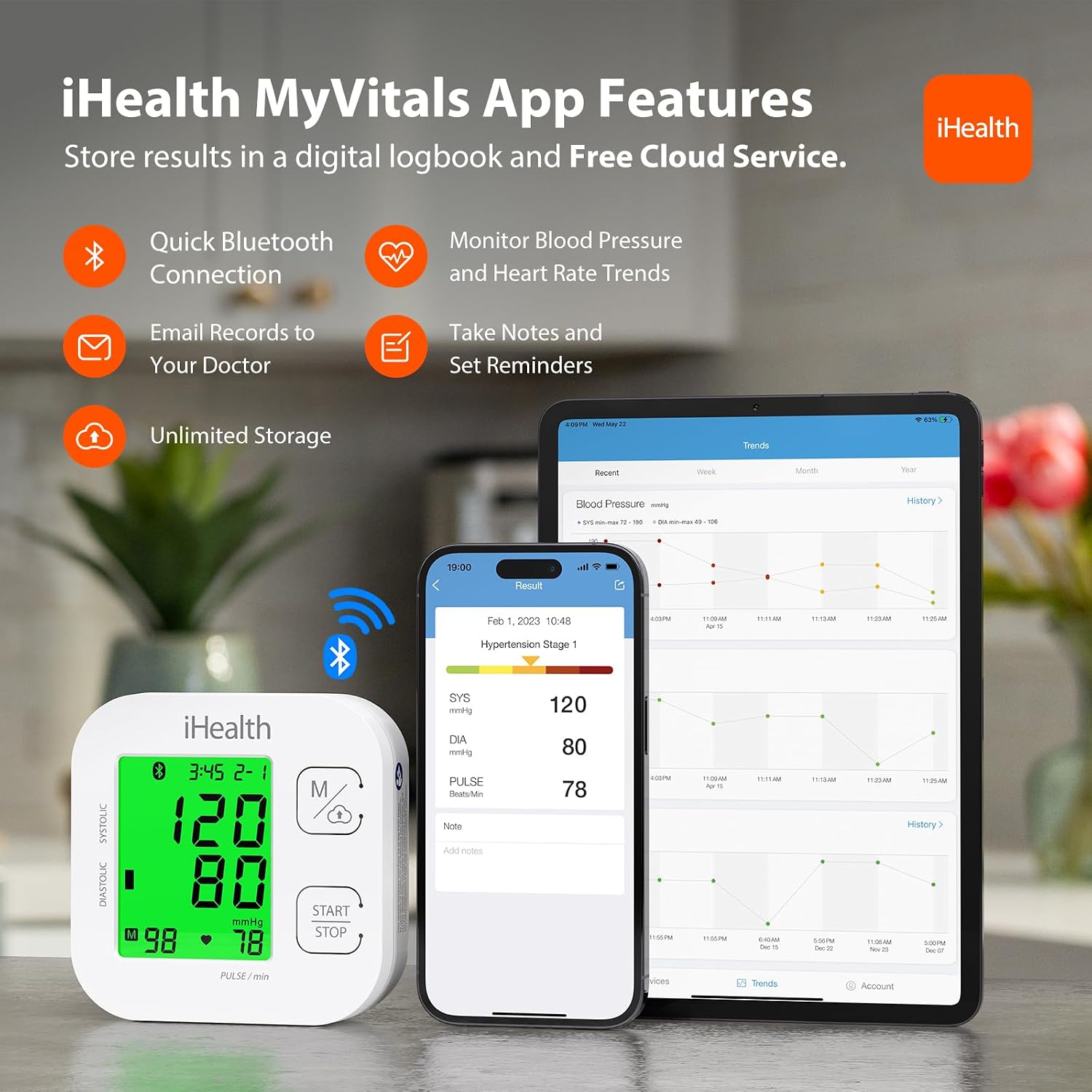 iHealth Track Blood Pressure Monitor